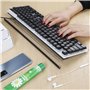 Support de Clavier D'ordinateur Transparent Plateau De Clavier Incliné Ergonomique Acrylique Claire Couverture pour Bureau Maiso