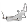 Jopto Pied de Machine à Coudre en métal à Bout Ouvert pour Machine à Coudre, Broderie et Ourlet roulé pour Tous Les Pieds Bas Si