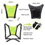 SWAREY Gilet de Cyclisme Réfléchissant Clignotant pour Vélo Lumiere Velo Haute Visibilité Sécurité Nuit Course Vélo Accrocheurs