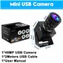 ELP Caméra USB 48 MP 8K Ultra HD USB avec Objectif Zoom Manuel 3,6 à 10 mm 3X Webcam pour Ordinateur Lightburn Caméra Gros Plan 