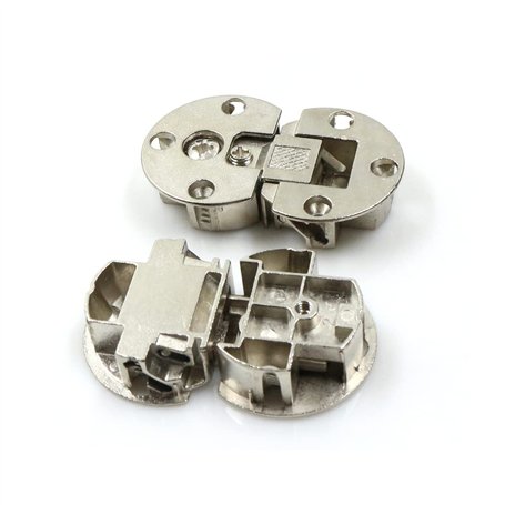 Charnière d'abattant réglable en 3D Ferrure de meuble 90 degrés