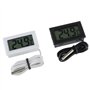 BOJACK 4 Pcs Thermomètre Réfrigérateur Thermomètre LCD Numérique avec Sonde Étanche pour Réfrigérateur Congélateur Aquarium Ther