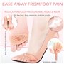 HUAEDNWKYI 8 Paires de Coussinets en Silicone pour l'Avant-pied - Matériau Respirant et Antidérapant, Idéaux pour Tous les Types