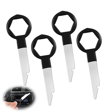 TDUNSYA 4 Pièces Clé Extraction Autoradio