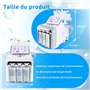 biudxbo 7 En 1 Hydratante Machine à Oxygène à Hydrogène Profession Nettoyage En Profondeur Microdermabrasion Exfoliante Petit Ap