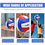 Volleyball - Ballon de volleyball - Taille officielle 5 - Pour jeux de plein air - En PVC souple - Avec pompe - Pour débutant - 