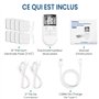 GHTENS Électrostimulateur Musculaire 5 en 1: TENS/EMS/IF/RUSS/DIY, Appareil de Stimulation Électrique Rechargeable, 80 Programme