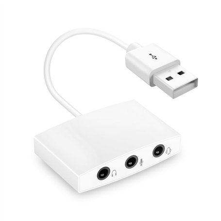 DUOBAGMA Carte son externe USB 7.1 3 en 1