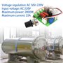 Riisoyu 3pcs Régulateur de Tension Électrique Module, AC 50-220V 2000W SCR Régulateur de Vitesse Moteur Petit Gradateur LED avec