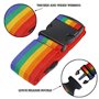 2 PCS Sangles de Bagage Réglables Voyage Réglable Ceinture Sangles Suitcase Belt Ceinture Valise Sangles de Bagage