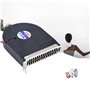 Bewinner Ventilateur pour cartes vidéo de refroidissement Mini système PCI Slot Blower CPU Case DC Ventilateur de refroidissemen