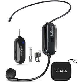 QEEKADA Microphone sans Fil