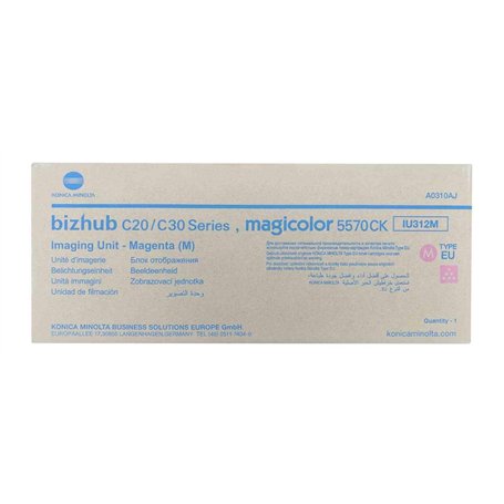 Genuine Konica Minolta IU312M Magenta Imaging Unit for Bizhub C20 C30P C31P A0310AG by Bizhub
