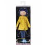 Coraline jaune poupée de mode imperméable chiffre