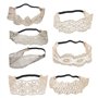 Bandeau Extensible Élégant 7 Pcs Elegent Bande de Cheveux Larges Headwrap de Cheveux Turban Acces
