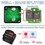 5M Waterproof Split Charge Relay Kit，12V 140amp Dual Battery Isolator For Truck Caravan Yacht Battery Controller Voltage Sensiti