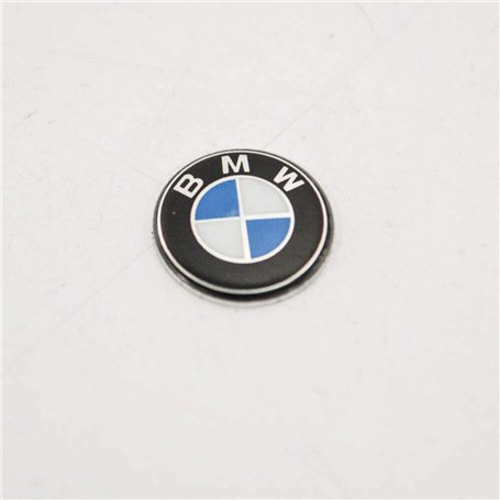 BMW Véritable badge avec logo arrondi 11 mm (66122155754) (colle non incluse)