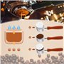 500pcs Filtre a Cafe Papier 64 mm, Naturel Filtres en Papier Jetables pour Machines à Café, Microfiltres Compatible avec Cafetiè