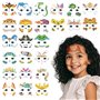 24 Sheets Tatouages Visage Enfants