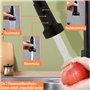 Noir Mousseur Robinet Cuisine Extension, M22/M24 Aérateur de Robinet, Douchette evier Cuisine 360° Pivotant, Rallonge Embout Rob