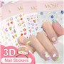 Autocollants Nail Art 3D Autocollants