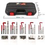 131 Pcs Kit Filet Insertion de Fil Foret Gaines Métrique Helicoil inserts M5
