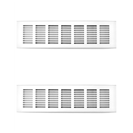 QWORK® 2 pièces grille de ventilation en aluminium