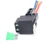 Fasizi 6Pcs 24V 30A Fusible Relais Commutateur Harnais ATO/ATC Lame Fusible, 5 Broches SPST Automobile Relais Électriques avec F