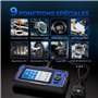 TOPDON AD600S Scanner OBD2 –Outil de diagnostic automobile professionnel pour Moteur/ABS/SRS/Boîte de vitesses, 9 fonctions de r