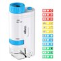 GlasFlength 80x-200x Microscope Enfant Portable