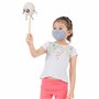 Lofbaz Tissu De Coton De Masque Facial En Tissu Avec Poche De Filtre Lavable Réutilisable (Gris - Paquet de 3, Petit Enfant 4 à 