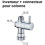 Inverseur et connecteur pour colonne de douche - Standard - EDOUARD ROUSSEAU - Chromé
