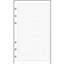 Exacompta - 18111E - Recharge Feuillets quadrillés 5x5 pour Organiseur Exatime 17 - 44 feuillets blancs