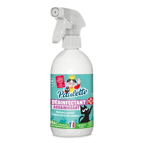 Paulette - Désinfectant Assainissant Animaux - Multi-Surfaces - 99