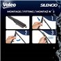 VALEO Silencio Essuie-glace - VF839 - Kit de Balais d'Essuie-glace Plat d'Origine de Haute performance, Visibilité Supérieure su