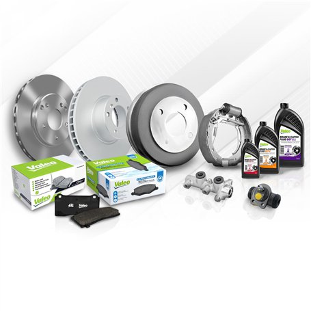 VALEO-672935-Disque de frein-VALEO - Disque de frein peint - 672935 - Boîte de 1 disque plein - Essieu arrière - Qualité et desi