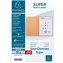 Exacompta - Réf. 850012E - Paquet de 250 sous-chemises SUPER 60 g/m2 aux couleurs pastel - sous chemises certifiées PEFC™ - dime