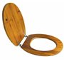 Wirquin 20723787 Abattant WC bois Diplomat Bambou avec finition brute en MDF résistant et chaud, bois