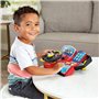 VTech - Super Console Turbo Pilote, Simulateur de Conduite avec Écran Couleur et Tableau de Bord, Courses de Voitures, Apprentis
