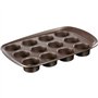 Moule a muffin - PYREX - 1452002 - En acier carbonne - Antiadhésif - 12 trous