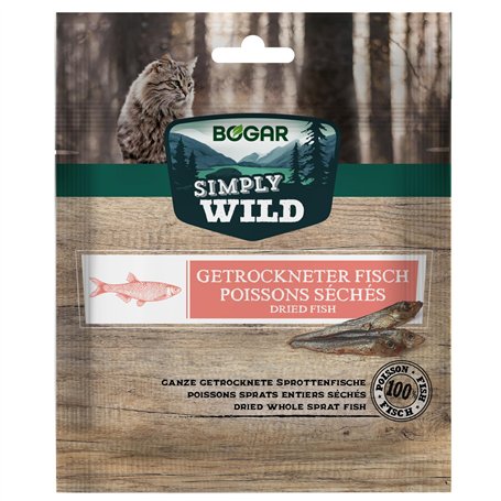 Bogar - Simply Wild - Friandises pour Chats et Chiens - Nourriture pour Chats en Complément de l'Alimentation Habituelle - Snack