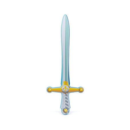 Papo -Figurine Peinte A La Main -Panoplies Mousse-Epée Fleur de Lys -20007-Pour Enfants - Filles et Garçons - A Partir de 3 Ans