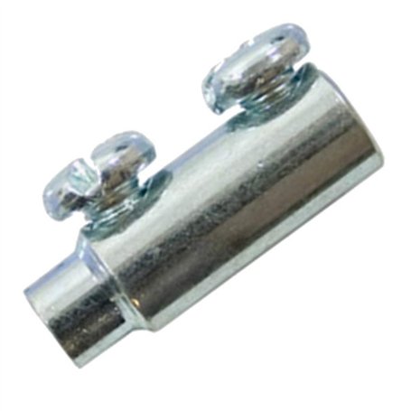 SERRE CABLE DIAMETRE 9MM LONGEUR 26MM PERCAGE 3.5MM DOUBLE VIS UNIVERSEL TONDEUSE TRACTEUR MOTOCULTEUR MOTO MOBYLETTE