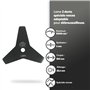 GREENSTAR - Lame 3 Dents - Spéciale Ronces - Adaptable Pour Débroussailleuse - Coupe De 300 mm, Alésage 25,4 mm & Epaisseur 4 mm