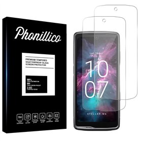 PHONILLICO Verre Trempé pour Crosscall Stellar M6/M6E [Pack de 2] Film Protection Ecran Resistant Vitre Protecteur Anti Rayure