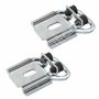 2 loquets de porte arrière compatible pour Master 2, Movano A, Interstar (1997-2010) crochet de porte battante arrière – HAUT et