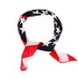 SHIPITNOW Bandana Drapeau Américain Bleu marine, Rouge et Blanc - Foulard carré 55x55cm Drapeau USA - Bandeau à Nouer - Headband
