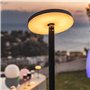 Lampadaire solaire pied extensible en aluminium LED blanc dimmable VIVIA TALL SOLAR H145cm