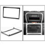 Sound-way Kit Montage Cadre de Radio Adaptateur autoradio 2 DIN Compatible avec Peugeot C2 C3 207 307 Expert Partner, Fiat Scudo