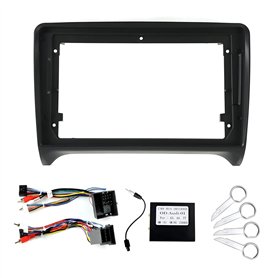 Sound-way Kit Montage Cadre façade Adaptateur autoradio 9" Pouces Compatible avec Audi TT (8J) 2006-2014